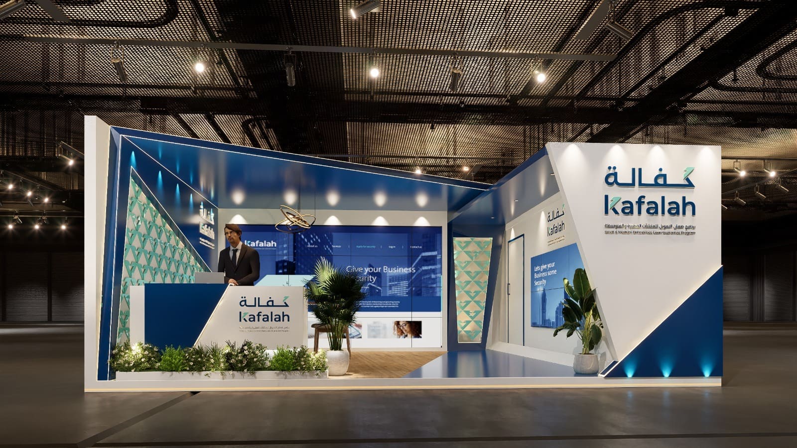 تصميم بوث كفالة